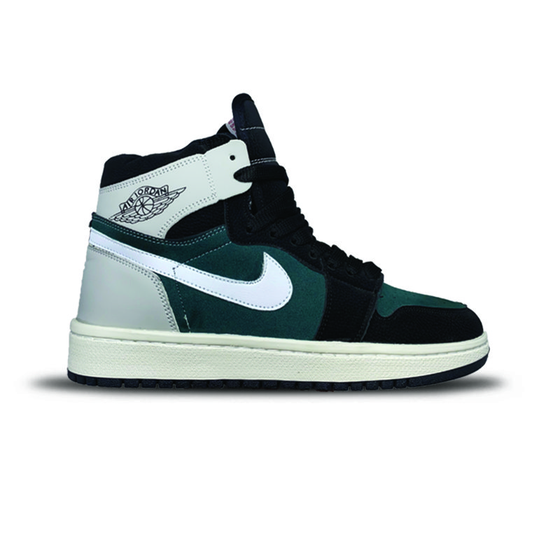 74-کتونی ایرجردن ساقدار مشکی سبز نایک ایر جردن ساقدار مشکی سبز