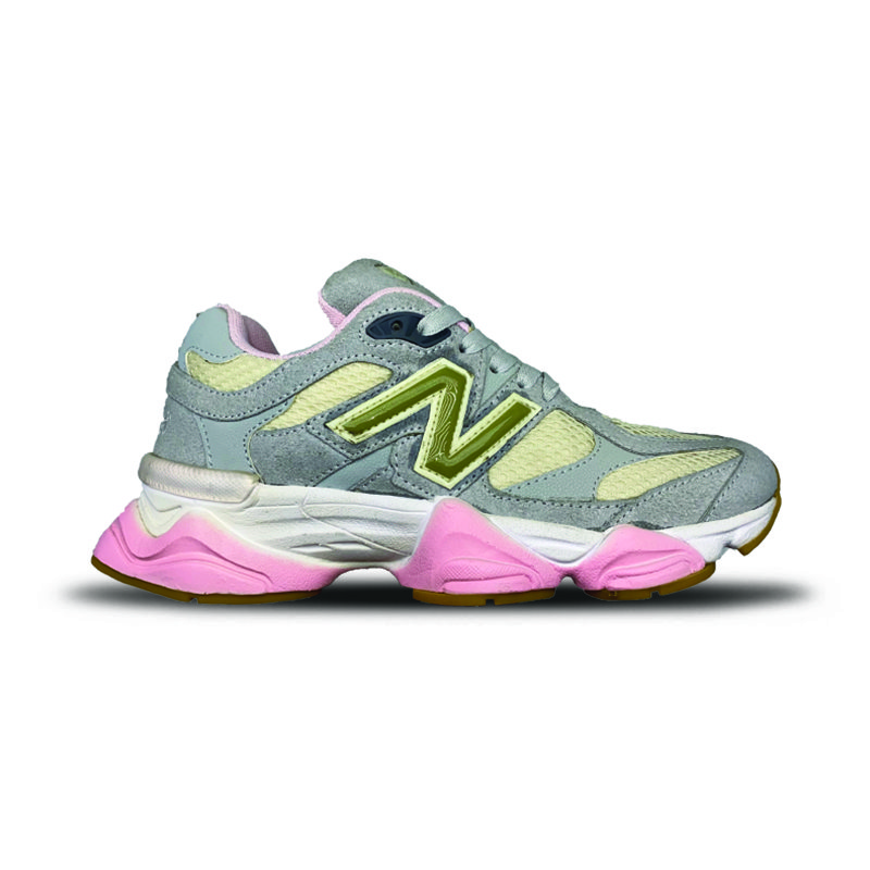 103-نیوبالانس9060 طوسی صورتی کتونی نیوبالانس 9060 طوسی صورتی