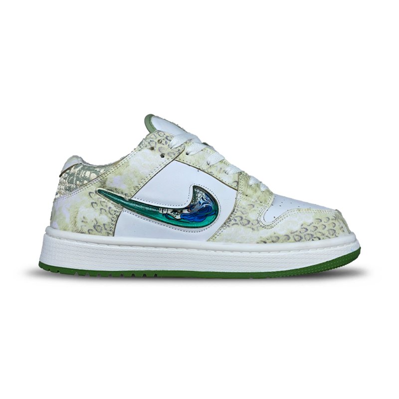 143-دراگون سبز سفید کتونی نایک دراگون سبز سفید