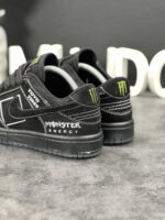 کتونی مانستر تمام مشکی بزرگ پا - Image 4