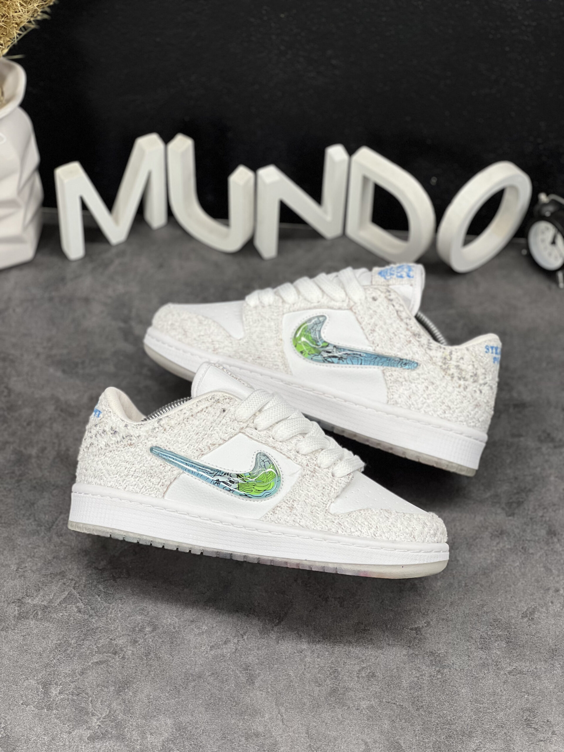 IMG_3263 دراگون سفید پارچه ای زیره چاپی - Image 2