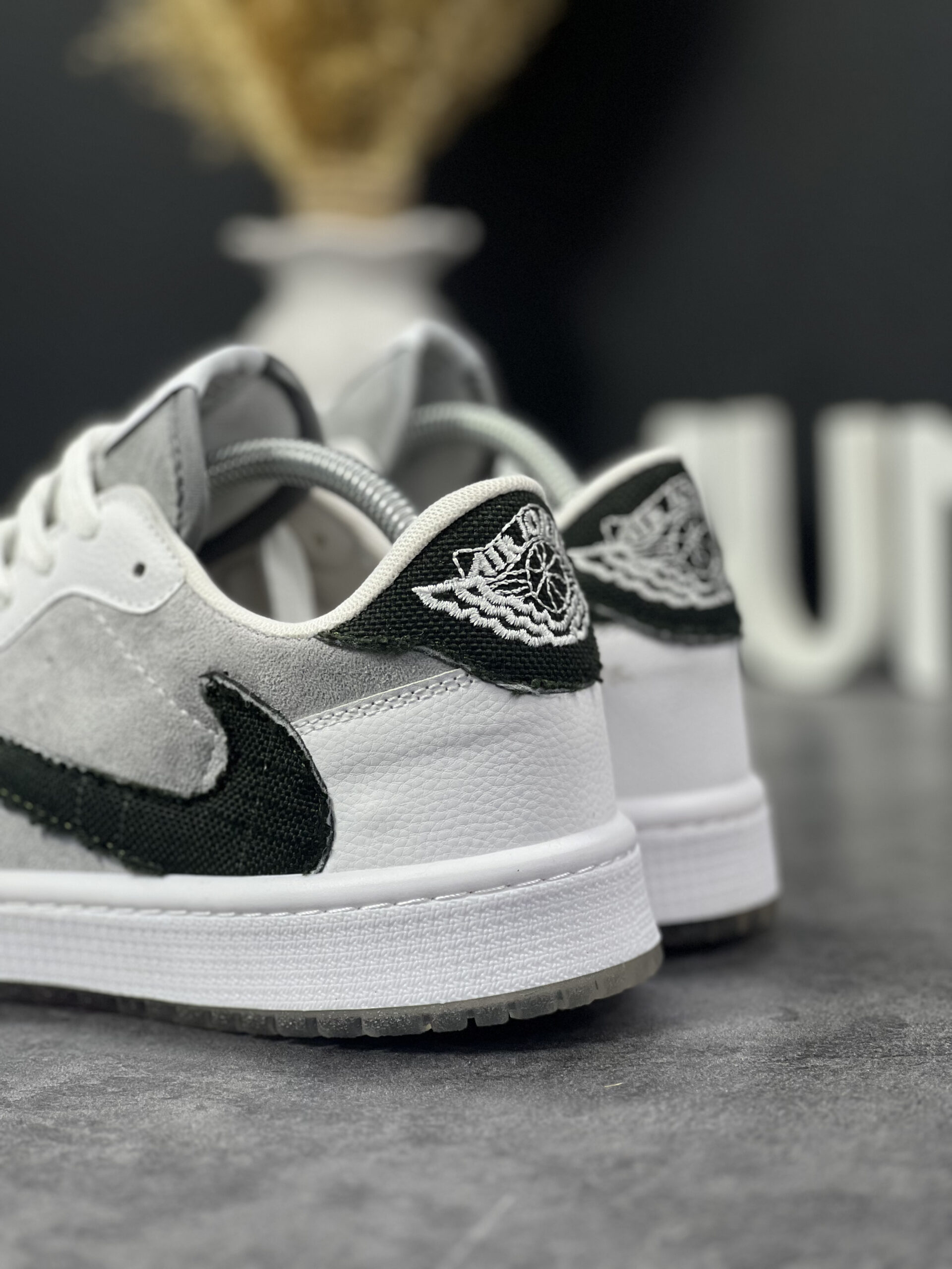 IMG_3659 ترویس سفیدطوسی یشمی زیره چاپی - Image 5